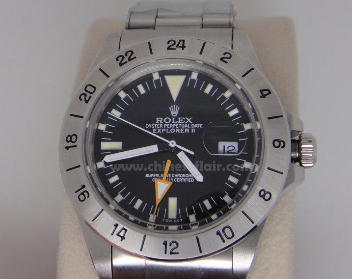Antique Rolex GMT Explorer II 1655 - SS orange GMT hand
